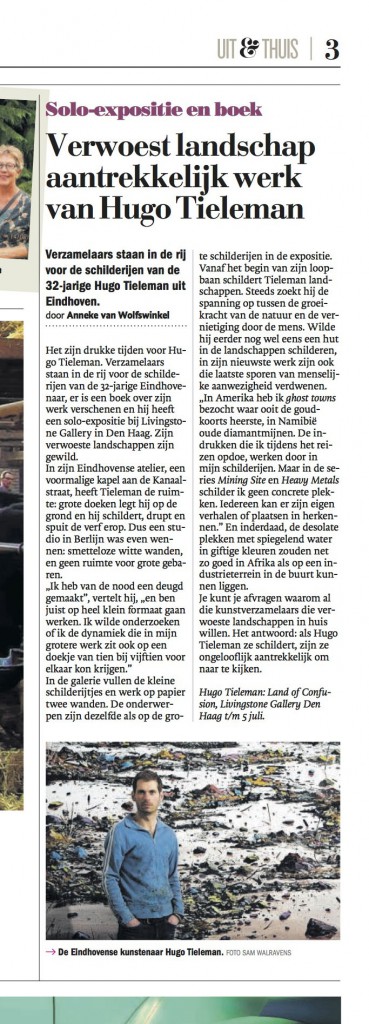 hugo tieleman eindhovens dagblad 18 juni 2015-uitsnede